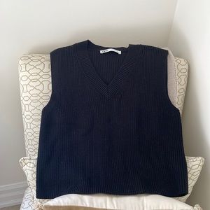 Perfect ribbed knit vest for fall!